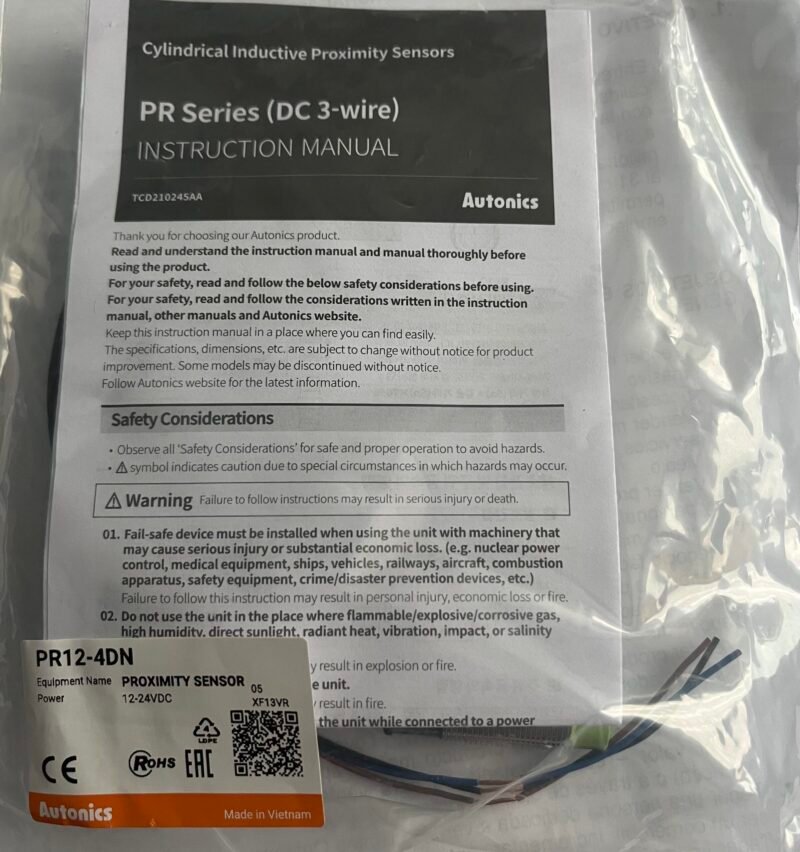 Sensor de proximidad Autonics PR12-4DN - Image 3