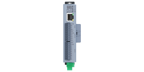 PLC200 8DI 4DO MODBUS RTU MODBUS TCP ETHERNET IP MARCA WEG