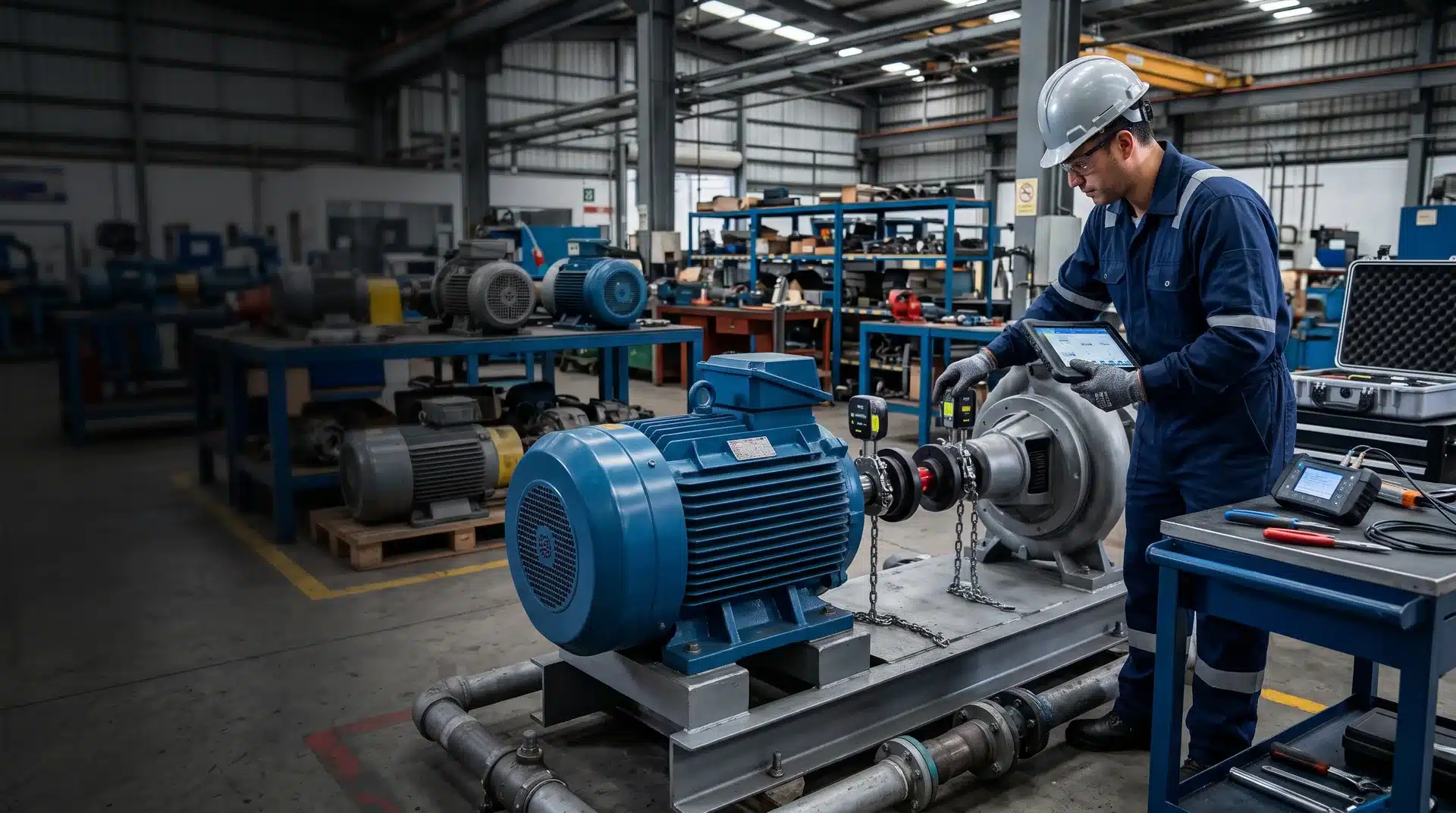 RETIQ para motores eléctricos: qué cambia con la Resolución 40285 de 2026 3 RETIQ para motores eléctricos: motores industriales en planta